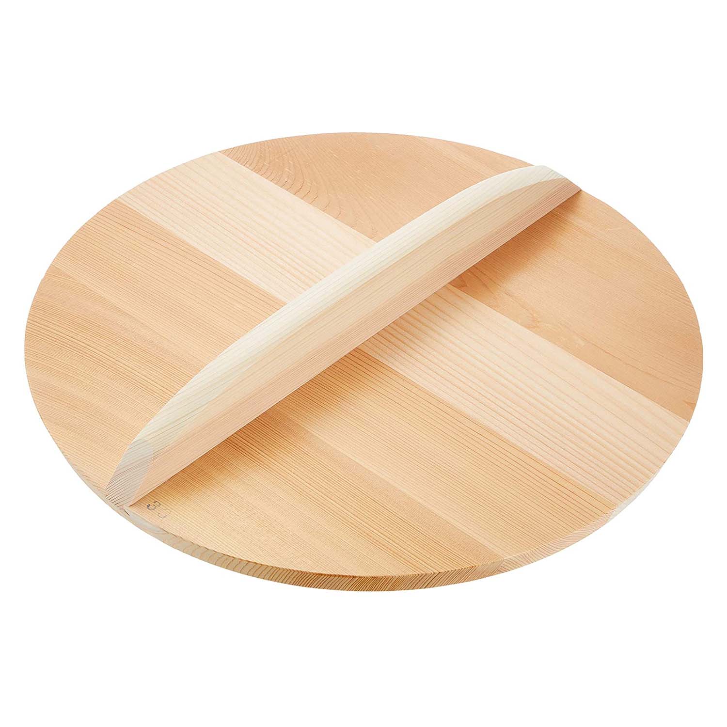 Ebm Sawara Cypress Wooden Lid 21cm - YOYO JAPAN