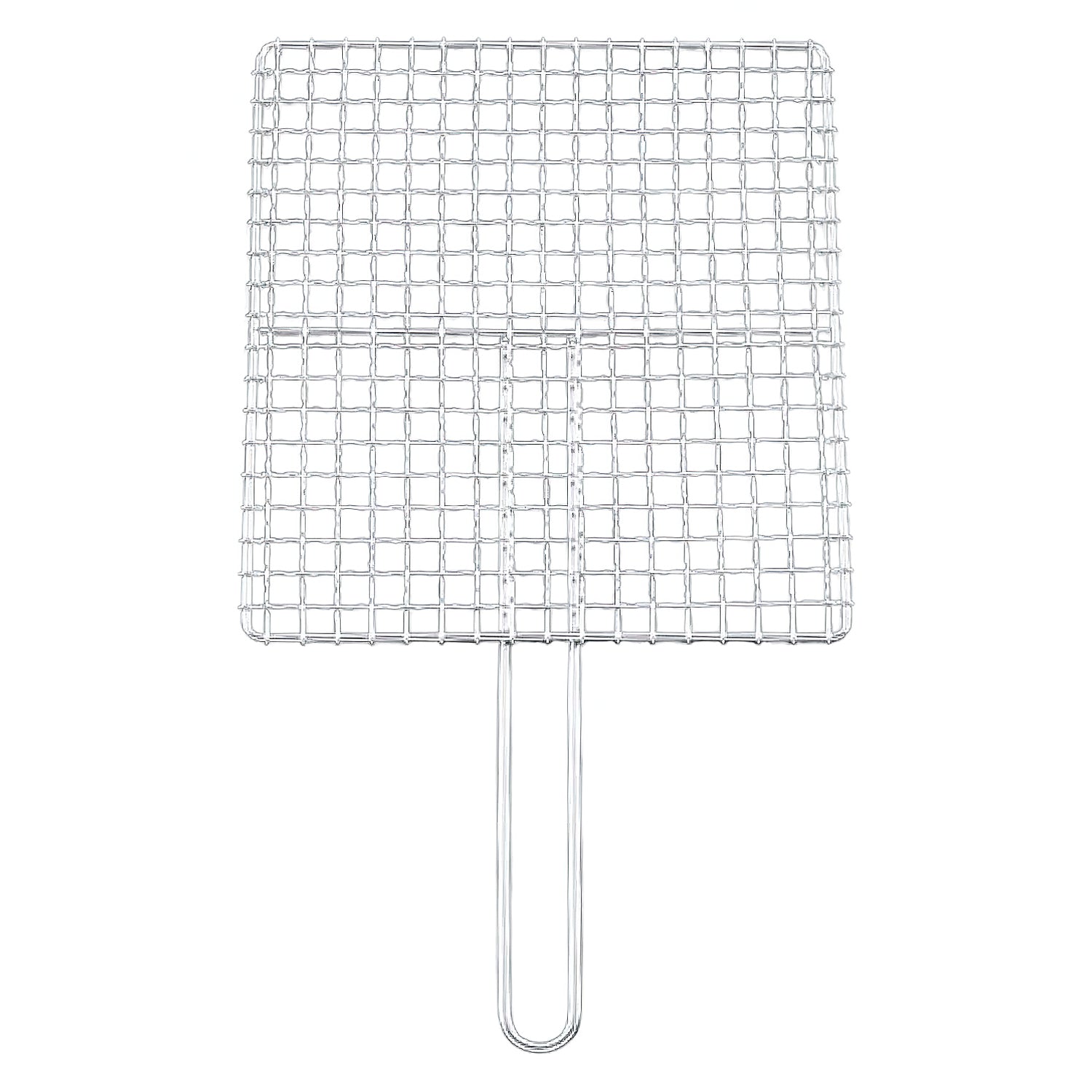 Ebm Stainless Steel Barbecue Grill Mesh Single Handle 33cm - YOYO JAPAN