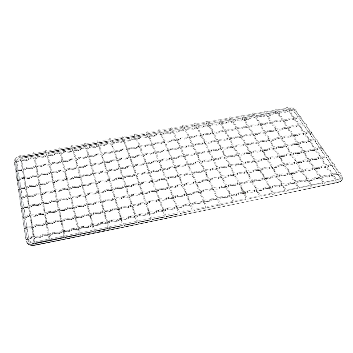 Ebm Stainless Steel Chrome Plated Barbecue Grill Mesh 42.5 x 26.5cm - YOYO JAPAN