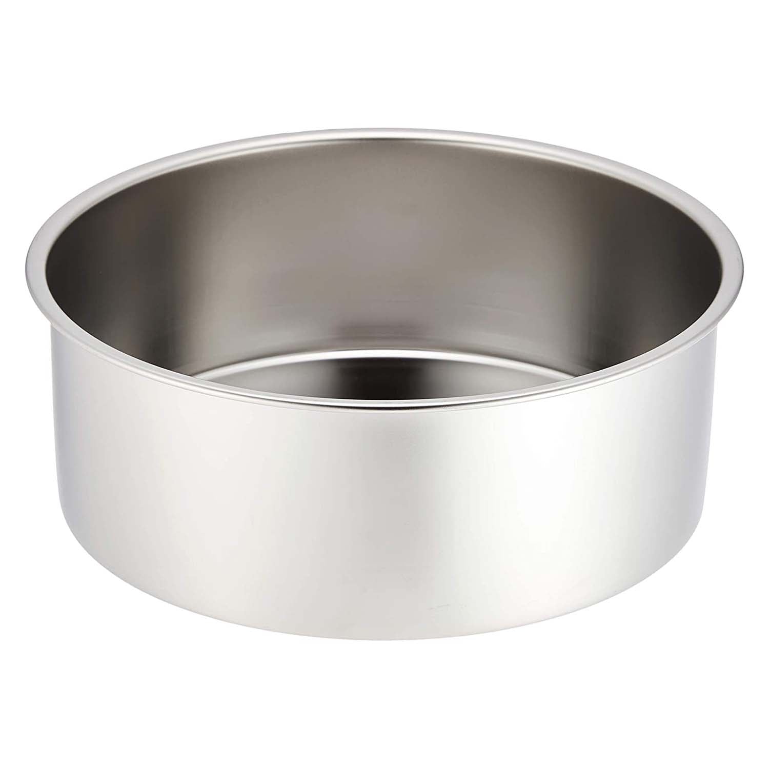 Ebm Stainless Steel Deep Round Cake Pan 21cm - YOYO JAPAN