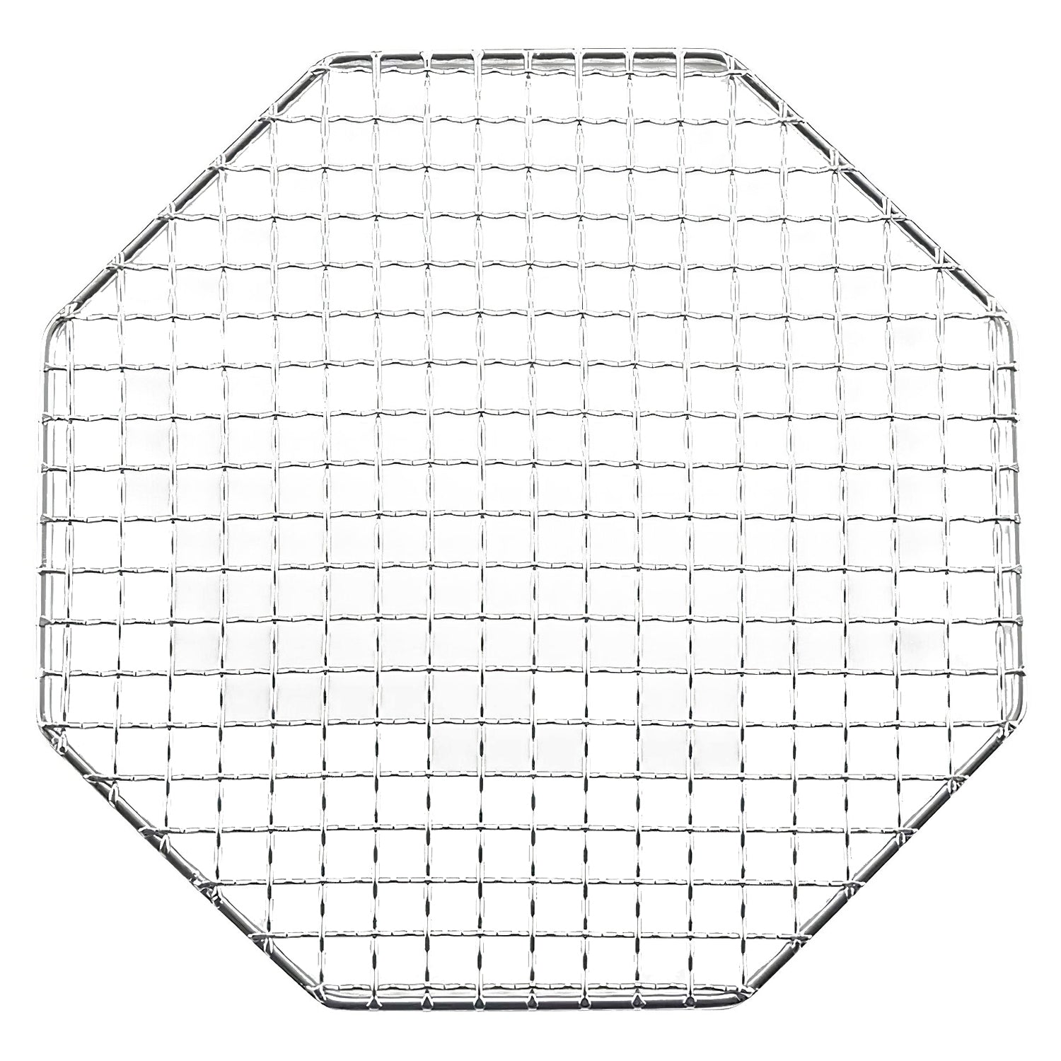 Ebm Stainless Steel Octagonal Barbecue Grill Mesh 22 X 9.5Cm - YOYO JAPAN