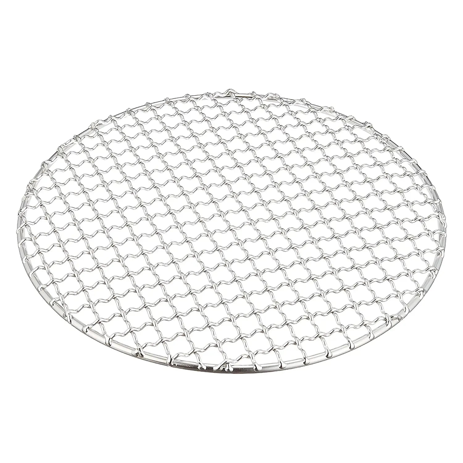 Ebm Stainless Steel Round Barbecue Grill Mesh 24.5cm - YOYO JAPAN