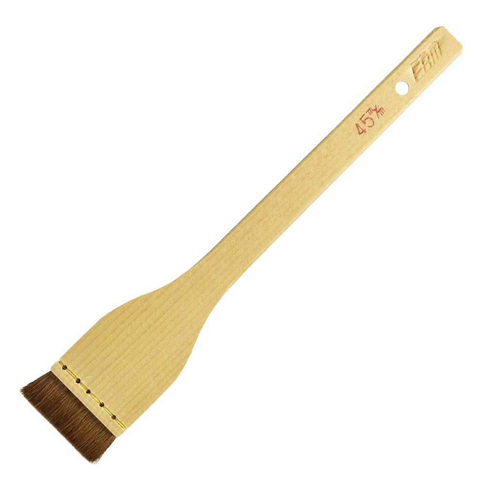 Ebm Wooden Handle Horse Hair Brush For Sushi 45mm - YOYO JAPAN
