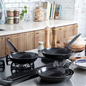 Endo Shoji Ahl20022 22Cm Iron Frying Pan Ih Compatible Japan - YOYO JAPAN