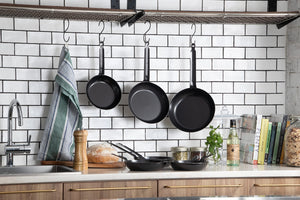 Endo Shoji Ahl20022 22Cm Iron Frying Pan Ih Compatible Japan - YOYO JAPAN