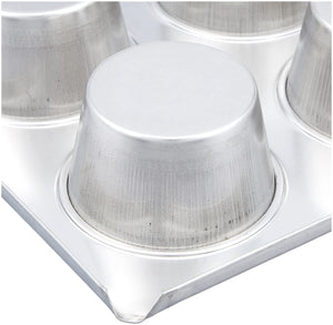 Endo Shoji Tin Muffin Type #10 Japan With 6 Cups - YOYO JAPAN