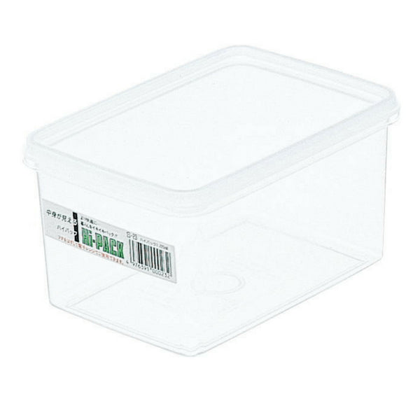 Entec Hi-Pack Rectangular Stackable Food Storage Container 167X117Mm 167x117x90mm (S-23) - YOYO JAPAN