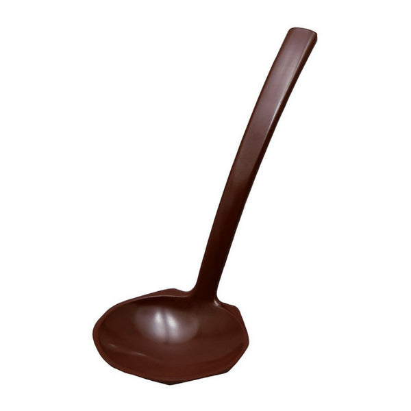 Entec Brown Melamine Long-Handled Udon/Soba/Ramen Noodle Spoon 19.5Cm Japan - YOYO JAPAN