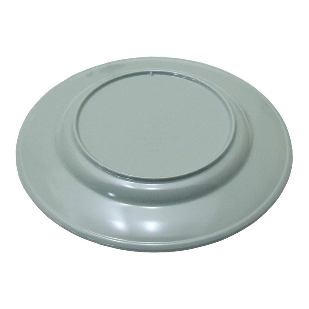 Entec Melamine Ramen Bowl Saucer White - Large - YOYO JAPAN