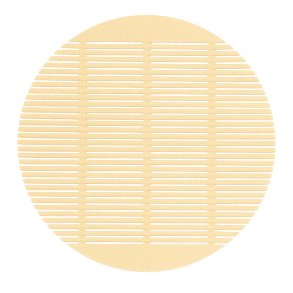 Entec Japan Plastic Round Soba Sudare Mat Ivory - YOYO JAPAN