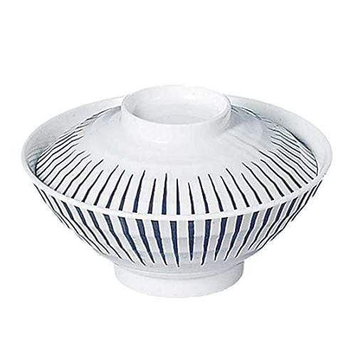 Entec Tokusa Pattern Melamine Donburi Rice Bowl 14.4Cm Lid only - YOYO JAPAN