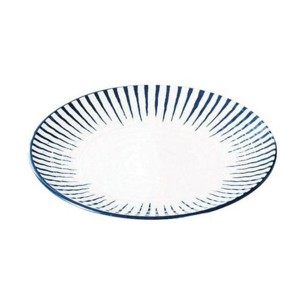Entec Tokusa Pattern Melamine Plate 22.5cm (E-12) - YOYO JAPAN
