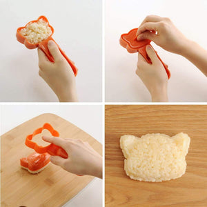 Arnest Ernest Chara-Ben Rice Ball Die Cutting Lesser Panda Set A-76821 Japan - YOYO JAPAN