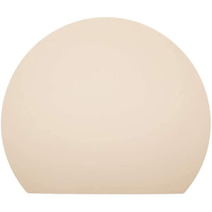 Aimedia 1009124 Round Cutting Board Japan 29X35Cm Dishwasher Safe Heat Resistant Elastomer Beige - YOYO JAPAN