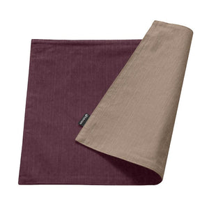 Fabrizm Japan Placemat 40X30Cm Tsumugi Reversible Edo Purple Sepia 1084-Pur-Pur - YOYO JAPAN