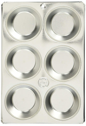 Kubodera Light Metal Industry Japan Tin Muffin Mold #100 Cup 6 Pieces - YOYO JAPAN