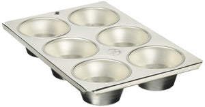 Kubodera Light Metal Industry Japan Tin Muffin Mold #100 Cup 6 Pieces - YOYO JAPAN