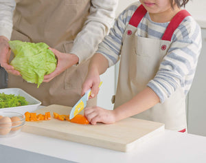 Fuji Cutlery Kids Knife Gute Double-Edged Yellow 235Mm Japan Agc0101 - YOYO JAPAN