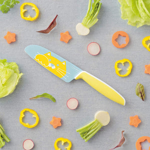 Fuji Cutlery Kids Knife Gute Double-Edged Yellow 235Mm Japan Agc0101 - YOYO JAPAN