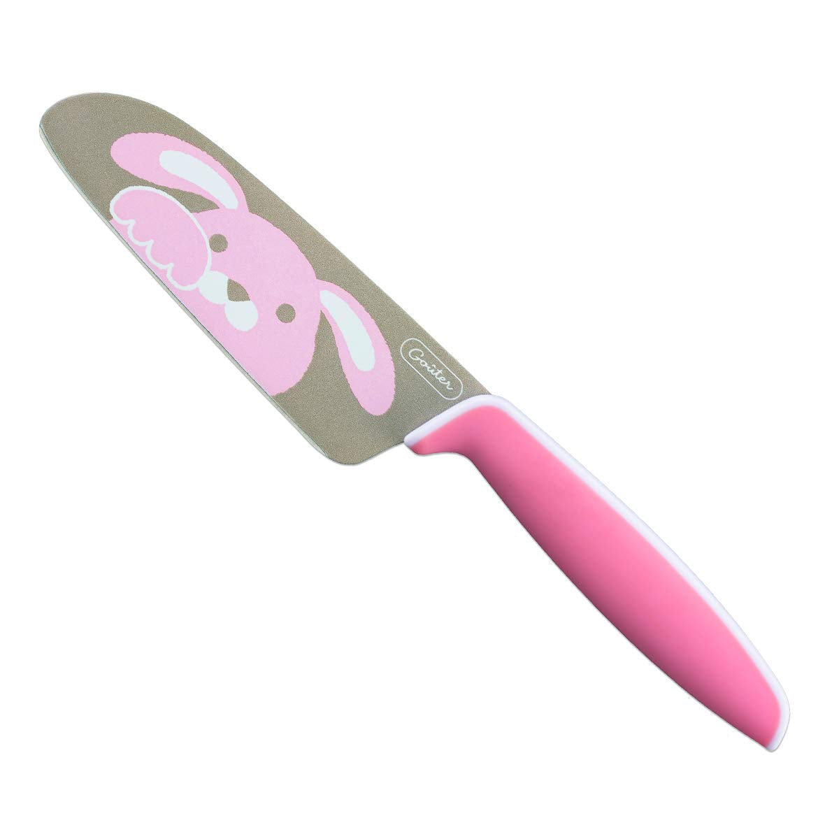 Fuji Cutlery Fc-791 Kids Double-Edged Knife Pink Rabbit Japanese Steel 235Mm Agc0102 - YOYO JAPAN