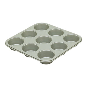 Fuji Horo Japan Enamel Candy Muffin Mold 9P Fluorine Treated Bakeware 57303 - YOYO JAPAN