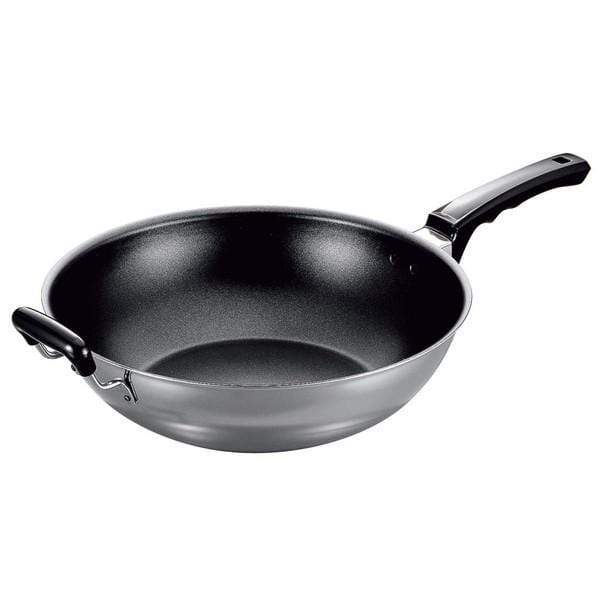 Fujinos Japan 3-Ply Stainless Steel Non-Stick Induction Wok 31Cm - YOYO JAPAN