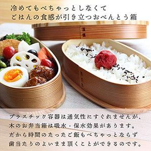 Eemon Of The Festival Fujishiro Kogei Magewappa Oval 2 Tier Lunch Box (Lid) Japan Lacquer Coating 001-691 - YOYO JAPAN