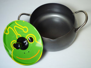 Fujita Kinzoku Tempura Pot 18Cm Japan Made - Suite Frog 066808 - YOYO JAPAN