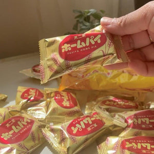 Fujiya Home Pie Japanese Old Fashioned Pie Snack 38 Pieces - YOYO JAPAN