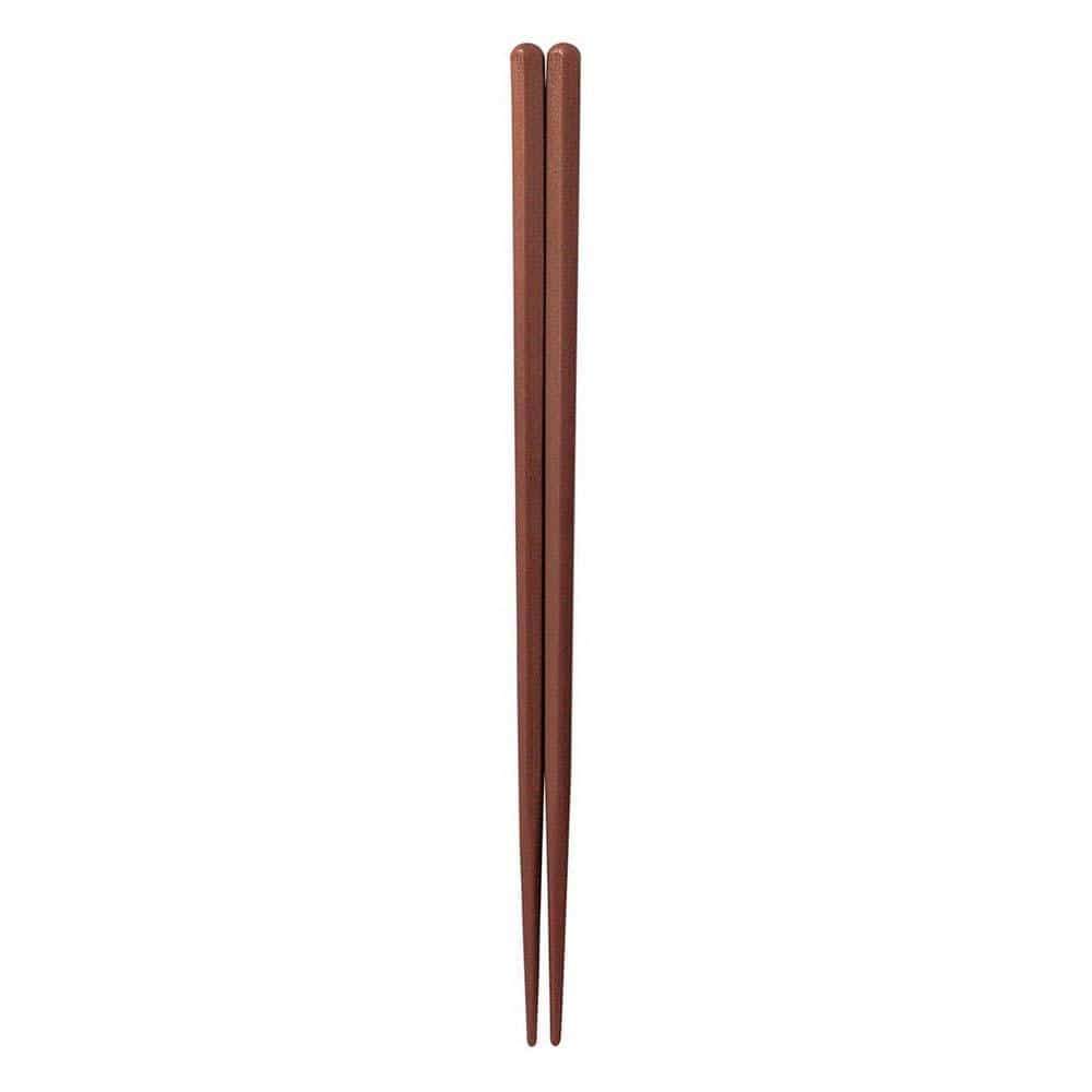 Fukui Craft Hexagonal Japanese Chopsticks Brown - YOYO JAPAN