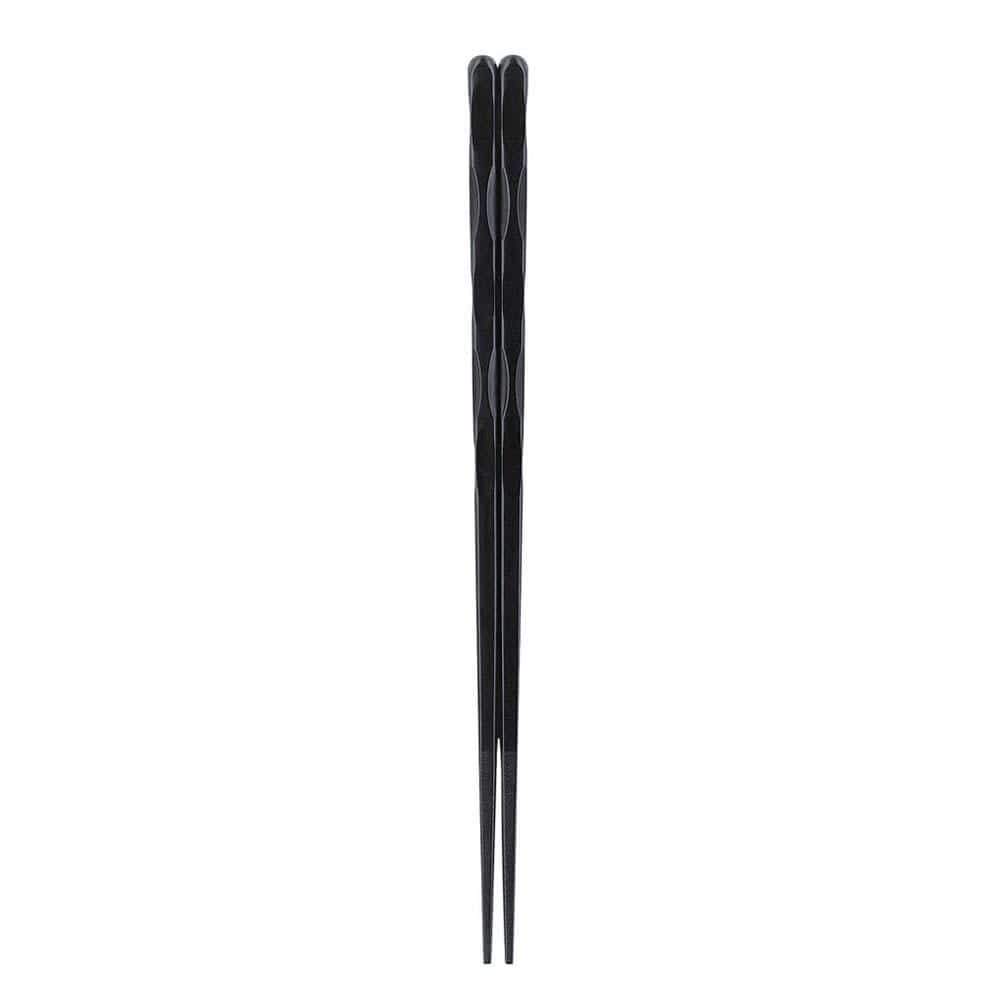 Fukui Craft Menhori Chopsticks Resin Black - Japan - YOYO JAPAN