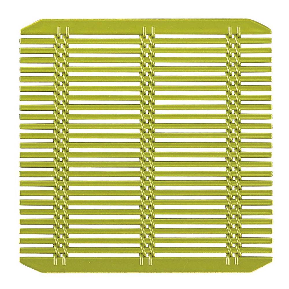 Fukui Craft Square Soba Sudare Mat Green 17.1Cm Japan - YOYO JAPAN