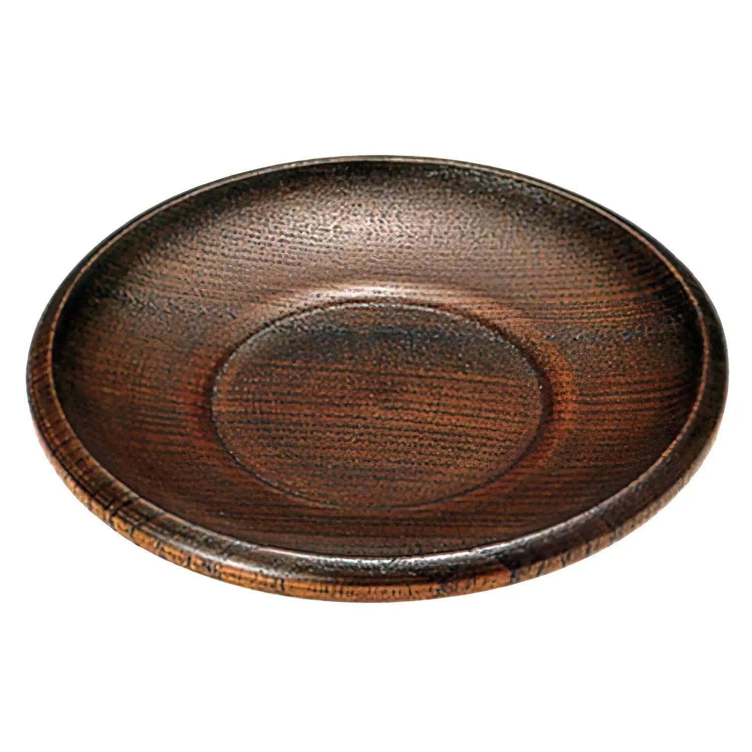 Fukui Craft Wooden Chataku Saucer - YOYO JAPAN