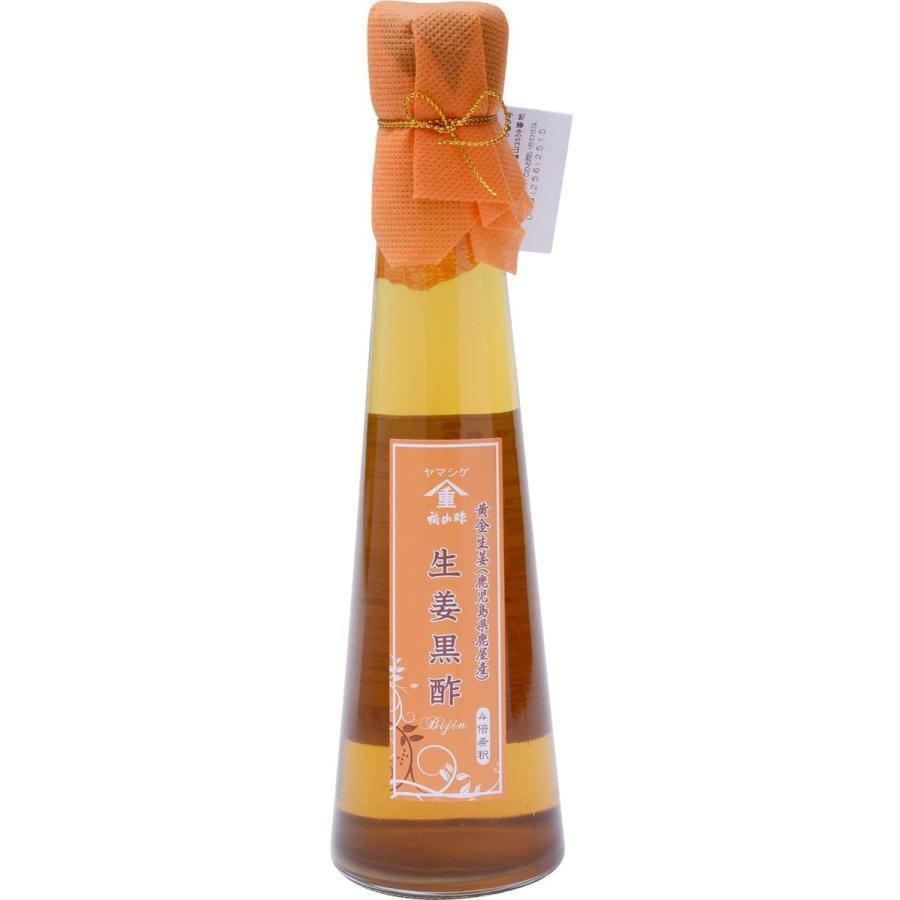 Fukuyamasu Shoga Kurozu Ginger Seasoned Aged Black Rice Vinegar 200ml - YOYO JAPAN