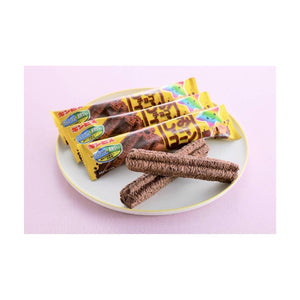 Ginbis Shimi Choco Stick Chocolate Covered Corn Puff Snack (Pack of 10) - YOYO JAPAN