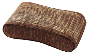 Hagihara Igusa Wave Pillow South Wind Brown 35X20X10 Memory Foam 81848714 | Made In Japan - YOYO JAPAN