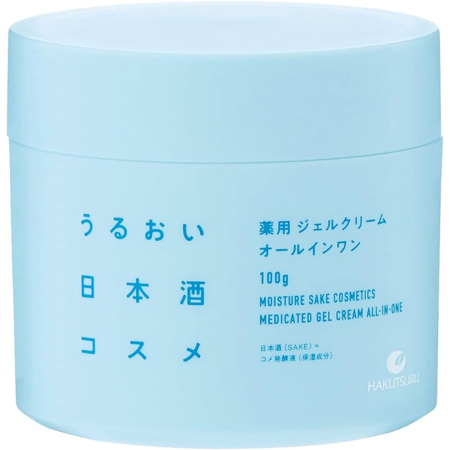 Hakutsuru Moisturizing Sake All-in-One Skincare Gel Cream 100g - YOYO JAPAN