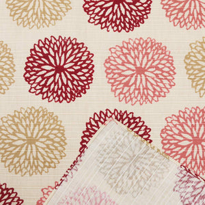 Hama Pattern Furoshiki Cloth Chrysanthemum Pink 90Cm - Japanese Gift Wrap - YOYO JAPAN