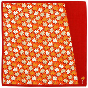 Hama Pattern Furoshiki 50Cm Haikara Momiji Red - Japanese Fabric - YOYO JAPAN
