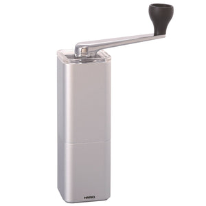 Hario Aluminum Alloy Coffee Mill Prism Silver Msa-2-Sv | Made In Japan - YOYO JAPAN