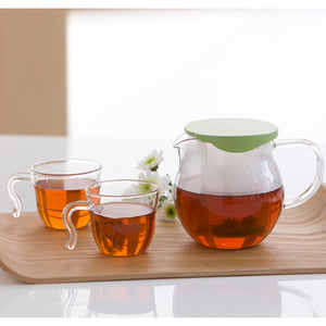 Hario Brown Tea Flatty 450Ml Japan Chf-45Gg - YOYO JAPAN