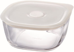 Hario Buono Kstm-60-Tw 600Ml Japan Heat Resistant Glass Airtight Storage Container - YOYO JAPAN
