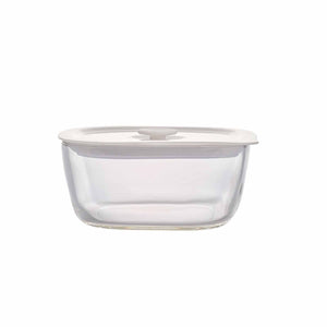 Hario Buono Kstm-60-Tw 600Ml Japan Heat Resistant Glass Airtight Storage Container - YOYO JAPAN