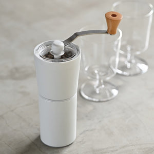 Hario Ceramic Coffee Grinder 30G White Arita Ware Japan S-Ccg-2-W - YOYO JAPAN