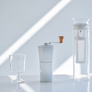 Hario Ceramic Coffee Grinder 30G White Arita Ware Japan S-Ccg-2-W - YOYO JAPAN