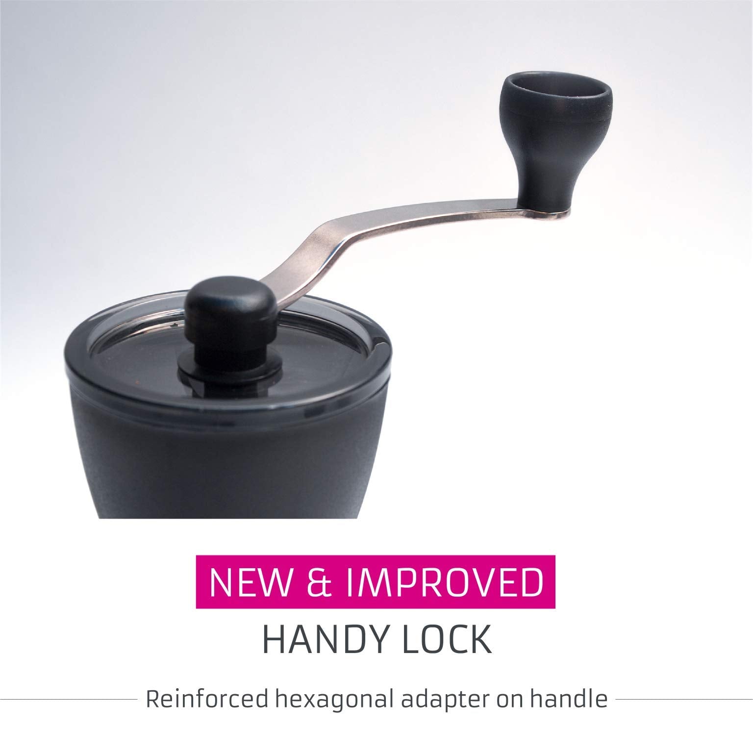 Hario Ceramic Coffee Grinder Mini Slim Plus Black - Japan - YOYO JAPAN