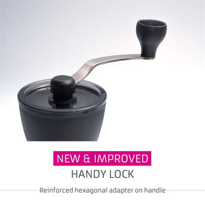 Hario Ceramic Coffee Grinder Mini Slim Plus Black - Japan - YOYO JAPAN