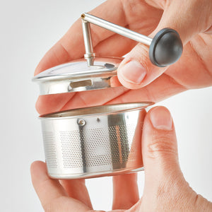 Hario Chan-4Sv Silver 4-Person Teapot - YOYO JAPAN