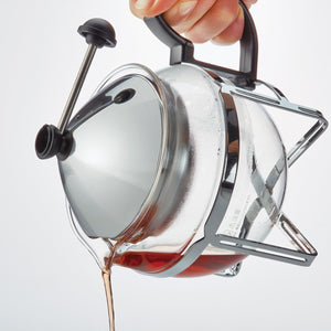 Hario Chan-4Sv Silver 4-Person Teapot - YOYO JAPAN