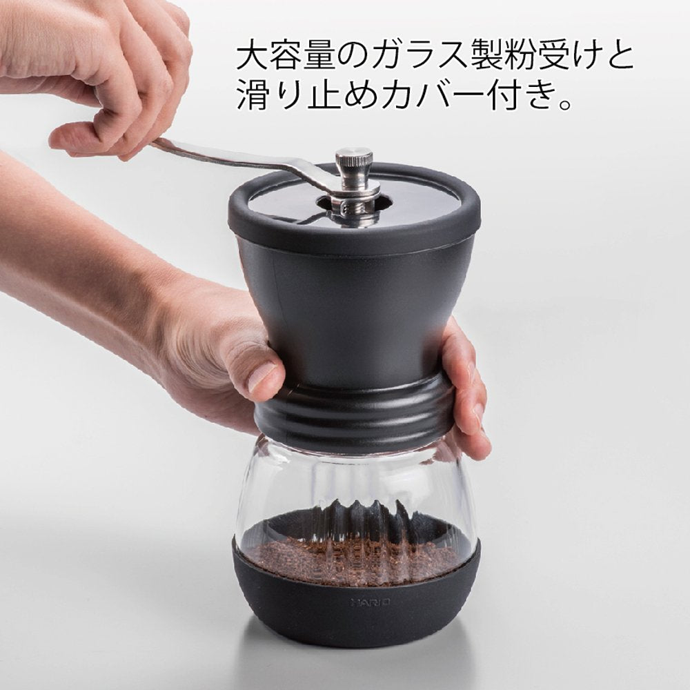 Hario Coffee Mill Black Ceramic Skeleton Mscs-2B - Japanese Made - YOYO JAPAN